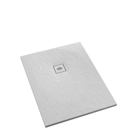 Distinct Kitchen And Bath Tytanit 64" x 36" Rectangular Curbless Shower Base, White 3.83121/W/SC-M1/B/ST